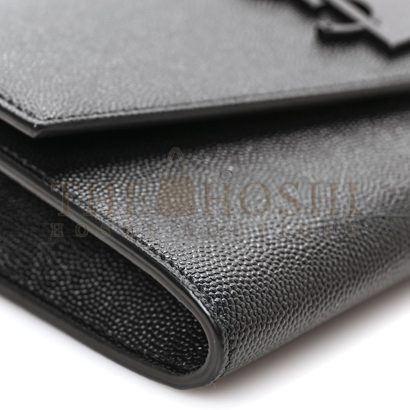 Y51 UPTOWN CHAIN WALLET IN GRAIN DE POUDRE EMBOSSED LEATHER 6077881GF0U1000 (19*12*3cm) Master Quality